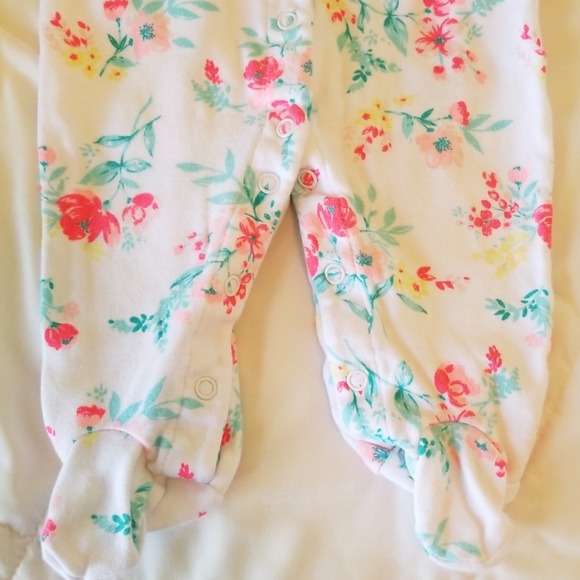 Carter's Floral Onesie - Picture 3 of 4
